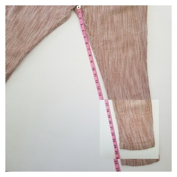 NWT Free People Size 4 Caraway Light At Sunrise Cotton Drawstring Cropped Pants - Picture 10 of 11